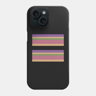 GROOVY MUTED MAUVE PURPLE COLOR THEME STRIPE PATTERN FOR SUMMER Phone Case