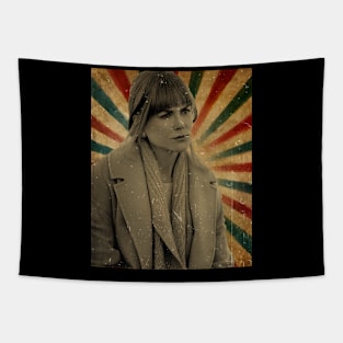 Big Little Lies - Photo Vintage Retro Look Fan Design Tapestry