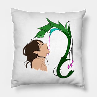 Copy of Elf drinking from a flower Pillow