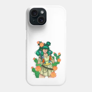 Cactus Flowers with Body Art Phone Case