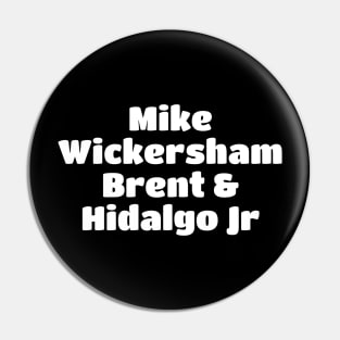 Social Distortion Band Member White Type Pin