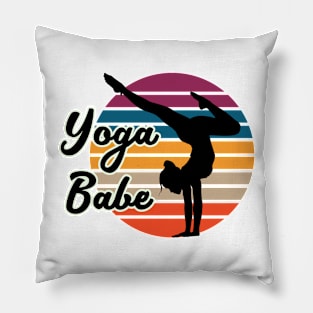 Yoga Babe Pillow