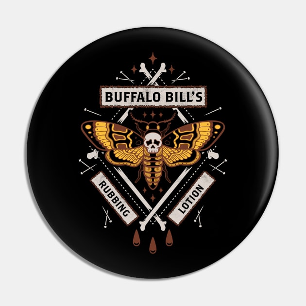 Buffalo Bill Rubbing Lotion - Horror Movie Pin by Nemons