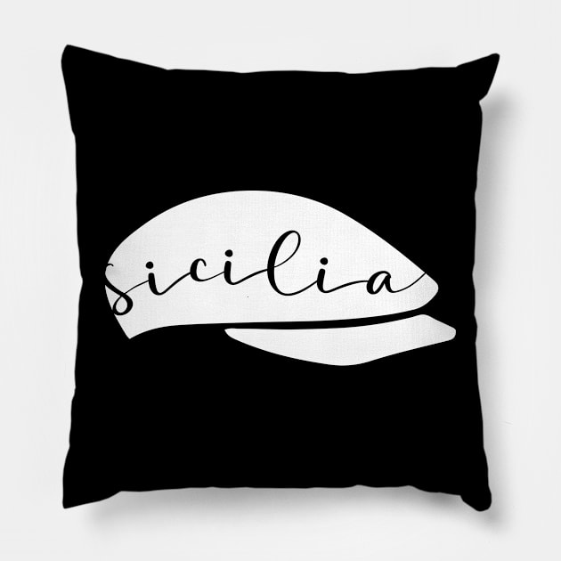 Sicilia Coppola Pillow by Abuewaida 