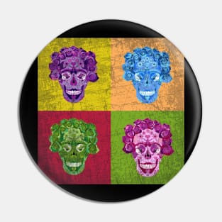 Celebration of Souls, Custom Andy Warhol Inspired design, Dark Art, Skull Art, Occult design, Alt drawing, Digital art design Pin