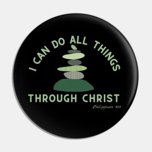 I Can Do All Things Through Christ Pin