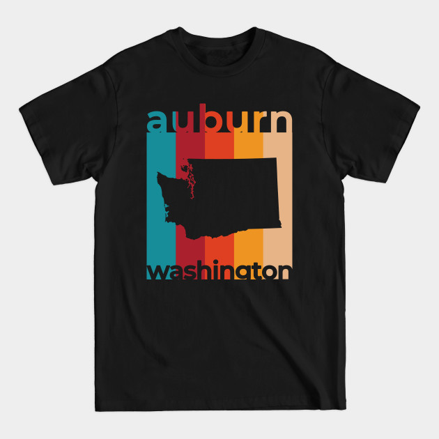 Disover Auburn Washington Retro - Auburn - T-Shirt