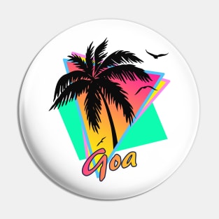 Goa Cool 80s Sunset Pin