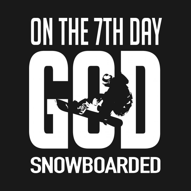 Snowboarding: On the 7th day God snowboarded by nektarinchen