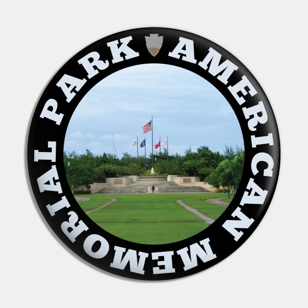 American Memorial Park circle Pin by nylebuss