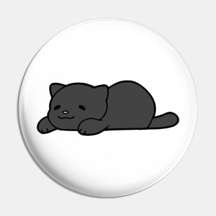 Black Chub Cat Pin