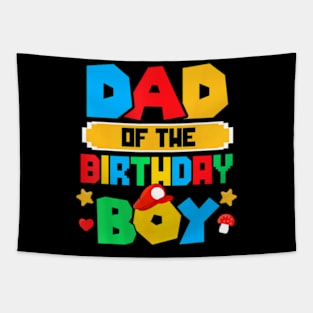 Dad Of The Birthday Boy Game Gaming Dad And Mom Family Tapestry