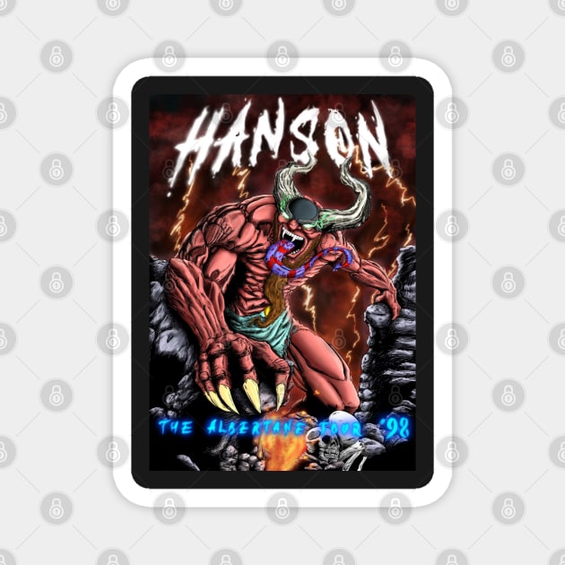 Hanson Aderlane Tour: Metal Edition Magnet by JebMiao