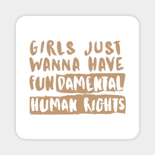 Girl fundamental rights Magnet