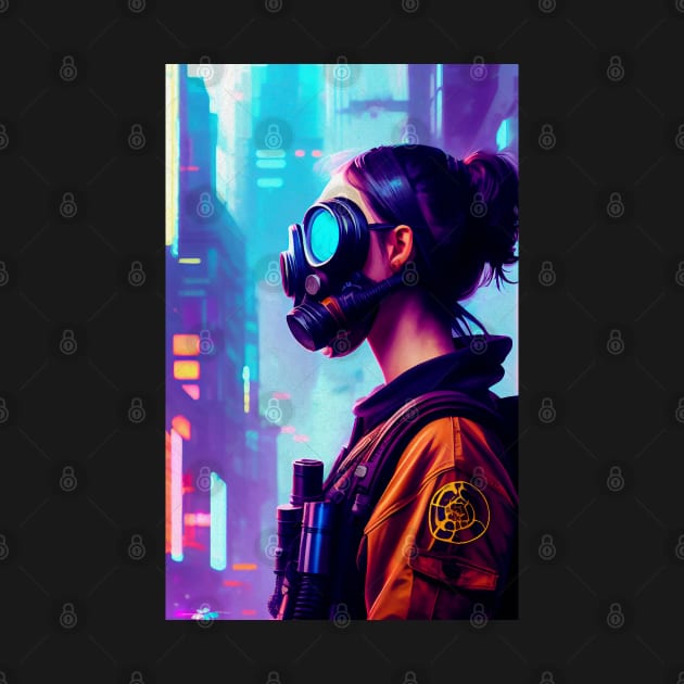 Abstract Cyberpunk Girl by Voodoo Production
