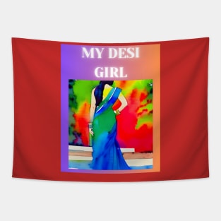 My Desi Girl Tapestry