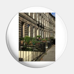 Flowers And Houses In Edinburgh Terrace Pin