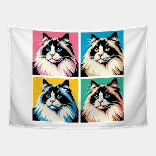 Ragdoll Pop Art - Cat Lover Gift Tapestry