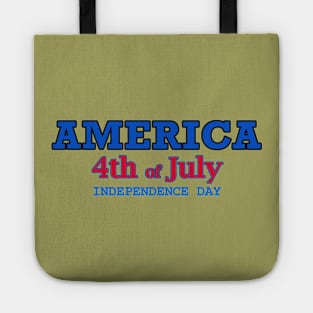 America 4th of July Independence Day Tote