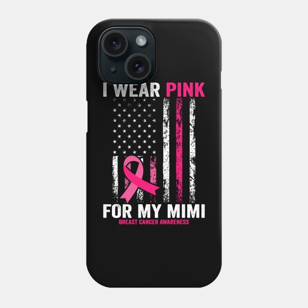 I wear pink for my mimi Phone Case by Positively Petal Perfect 