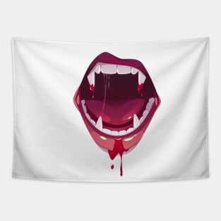 Scary Mouth Design Tapestry