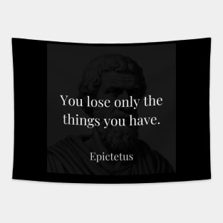 Epictetus's Insight: The Art of Letting Go Tapestry