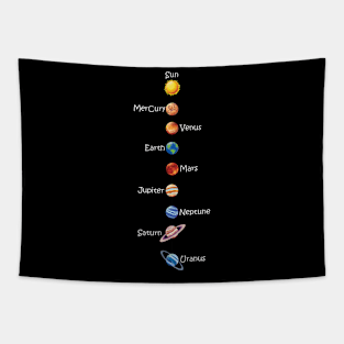 Planets Colour Tapestry