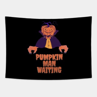 Pumpkin ghost waiting for you. Tapestry