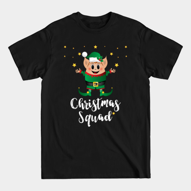 Christmas Squad Elf Xmas Elves Matching Family Group - Christmas Squad - T-Shirt