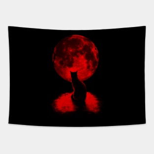 Staring at the Moon Tapestry