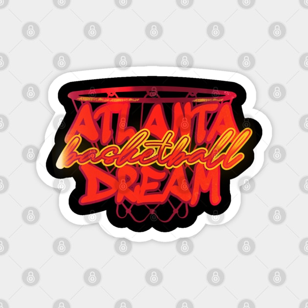 atlanta dream basketball Magnet by gritcitysports