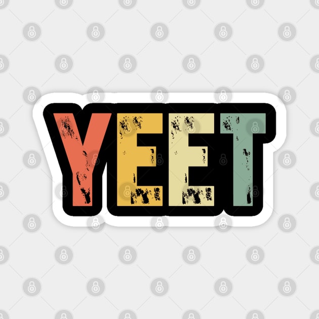 Vintage Yeet T-Shirt - Dank Meme Gift Magnet by Ilyashop