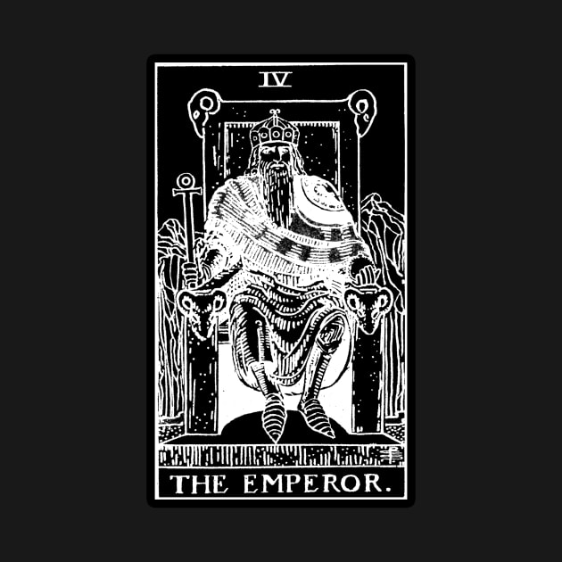IV. The Emperor Tarot Card | Obsidian and Pearl by wildtribe