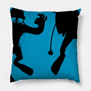 Scuba Divers Pillow