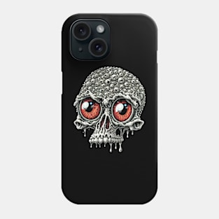 Zombie Gore Brain Skull 4 Phone Case