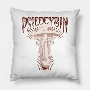 Trippy Psilocybin - Mushrooms Pillow