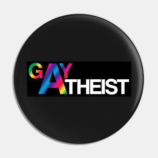 Gaytheist Pin