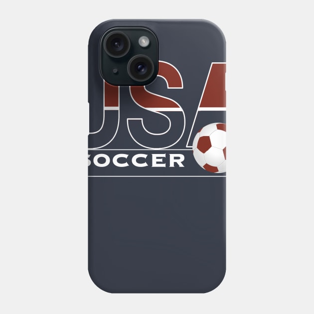 USA Soccer Phone Case by BackupAllStars