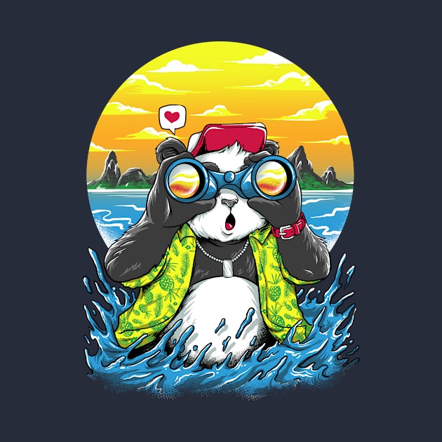 summer panda by spoilerinc