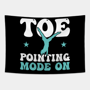 Toe Pointing Mode On - Cartwheel Tapestry