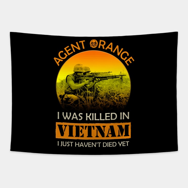 Agent Orange Tapestry by triggerleo