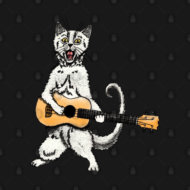 Cat ukulele by ZoNe71