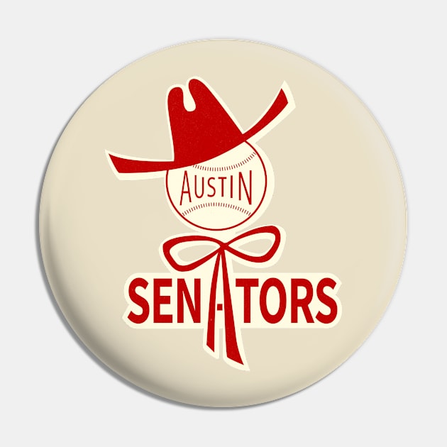 Vintage Austin Senators Baseball 1962 Pin by LocalZonly