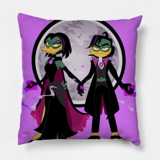 Magica and Poe De Spell Pillow