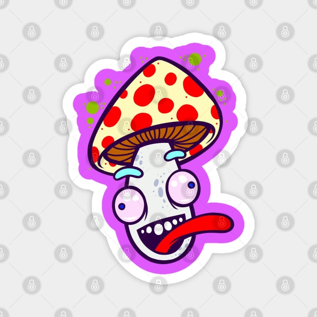 Trippin' Shroom Magnet by ArtisticDyslexia