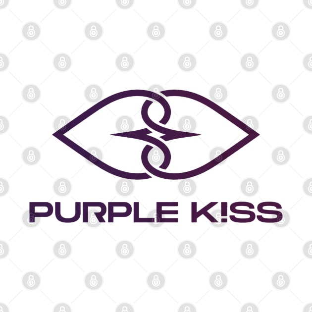 Purple Kiss Logo by hallyupunch