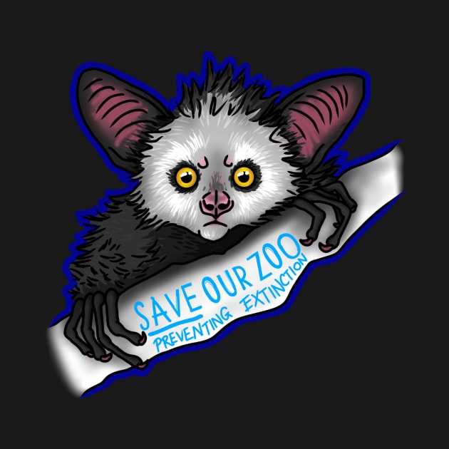 Day 2- Raz- Cartoon Aye-aye by CelticDragoness