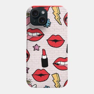 Red lips Phone Case