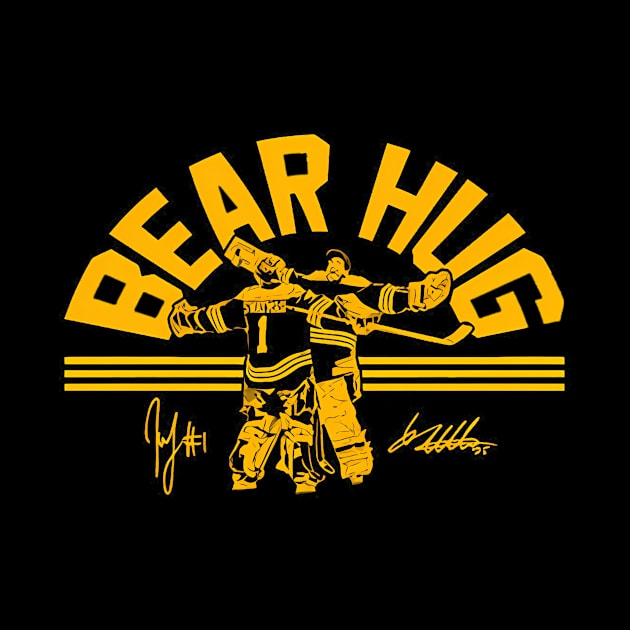 Linus Ullmark Jeremy Sway Bear Hug by binchudala