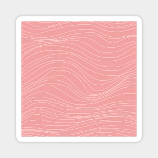 Aesthetic Abstract Waves Magnet